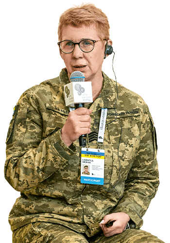 ветеранка российско-украинской войны 2016-2023 годов, главный сержант штурмовой роты